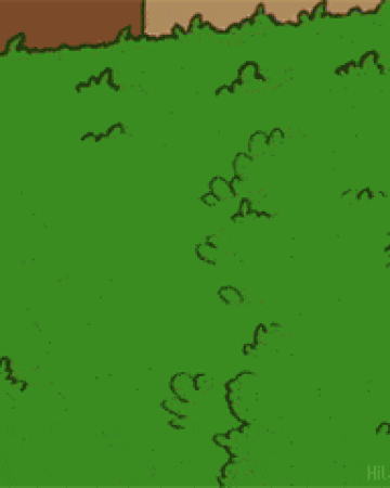 A Cartoon Of Homer Simpson Standing In Front Of A Hedge GIF