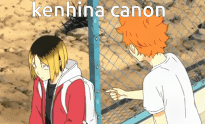 A Cartoon Of Kenhina Canon Talking To Another Person GIF