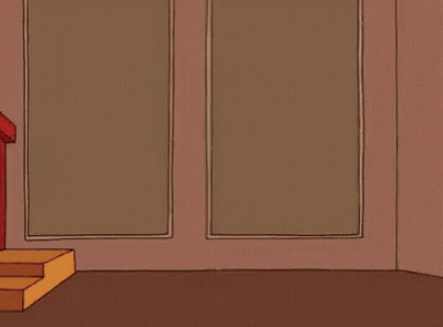 A Cartoon Of Ketchup Man Breaking Through A Wall With The Words Ohh Yeahhh GIF