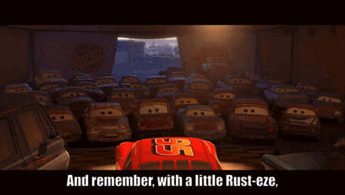 A Cartoon Of Lightning Mcqueen With The Words " And An Insane Amount Of Luck " On The Bottom GIF