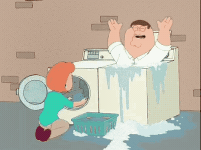 A Cartoon Of Peter Griffin And Lois Griffin GIF