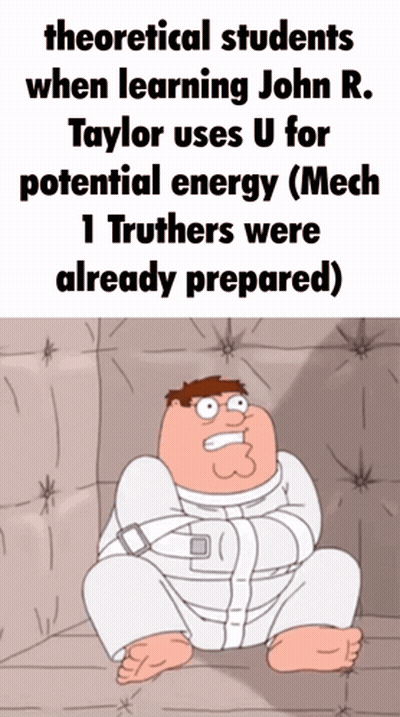 A Cartoon Of Peter Griffin In A Straight Jacket With A Caption That Says Theoretical Students When Learning John R. GIF