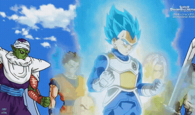 A Cartoon Of Piccolo And Vegeta From Dragon Ball GIF