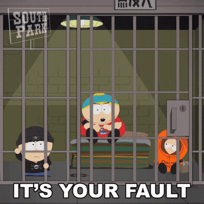 A Cartoon Of South Park Characters In A Jail Cell GIF