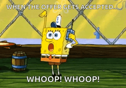 A Cartoon Of Spongebob Saying Whoop Whoop GIF