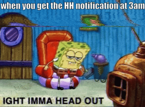 A Cartoon Of Spongebob Sitting In A Chair Reading A Book GIF