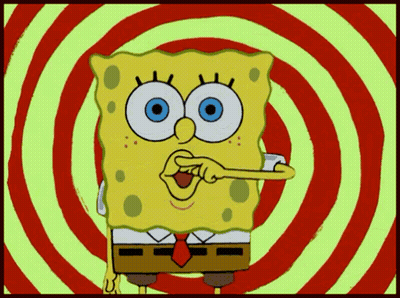 A Cartoon Of Spongebob With A Key In His Hand GIF