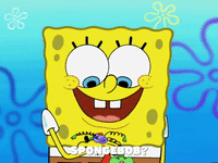 A Cartoon Of Spongebob With The Word Spongebob Written On The Bottom GIF