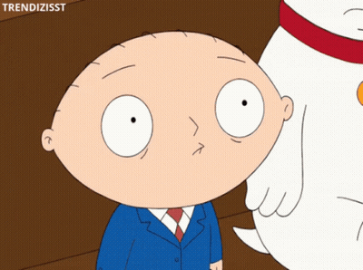 A Cartoon Of Stewie From Family Guy Making A Funny Face GIF