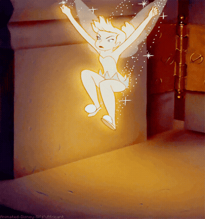 A Cartoon Of Tinkerbell Is Animated By Disney Gifs African GIF