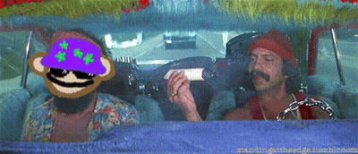 A Cartoon Of Two Men In A Car With Standingtribepige.tumblr.com Written On The Bottom GIF