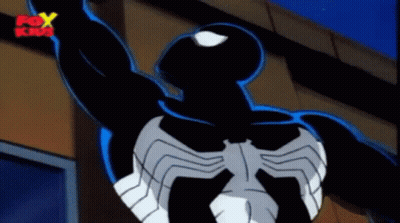 A Cartoon Of Venom From Fox Kids GIF