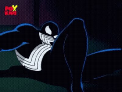 A Cartoon Of Venom From The Spider-Man Animated Series . GIF