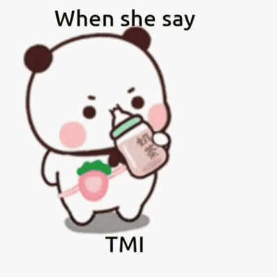 A Cartoon Panda Bear Is Holding A Bottle Of Milk And A Strawberry . GIF