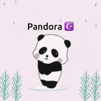 A Cartoon Panda Bear Says Sorry Pandora GIF
