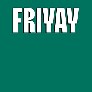 A Cartoon Penguin Is Dancing In Front Of The Word Friway GIF