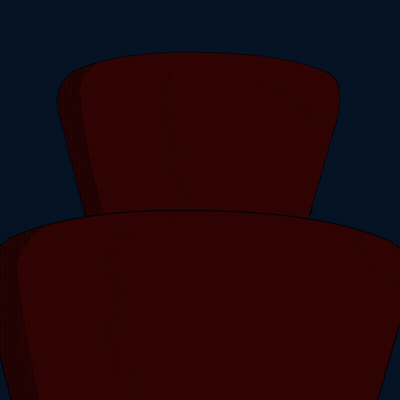 A Cartoon Penguin Wearing A Hat And Scarf Is Standing Next To A Mailbox GIF