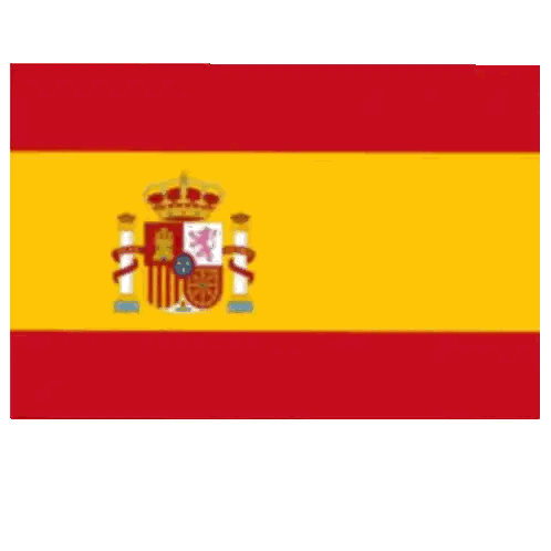 A Cartoon Penguin Wearing A Red Shirt With The Emblem Of Spain On It Sticker