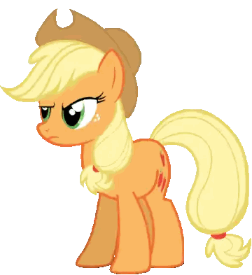 A Cartoon Pony With A Brown Hat On Sticker