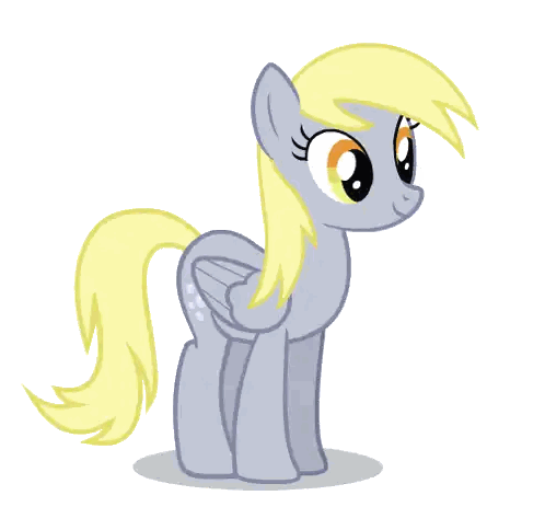 A Cartoon Pony With Yellow Hair And Wings Sticker