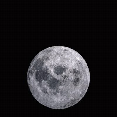 A Cartoon Potato With Googly Eyes And The Word Spuds Above A Full Moon GIF