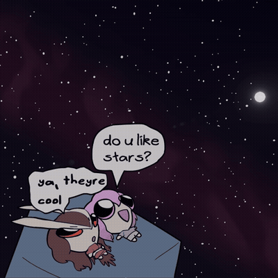 A Cartoon Says Do U Like Stars GIF