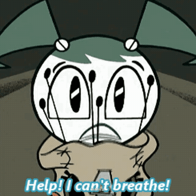 A Cartoon Says Help I Can T Breathe GIF