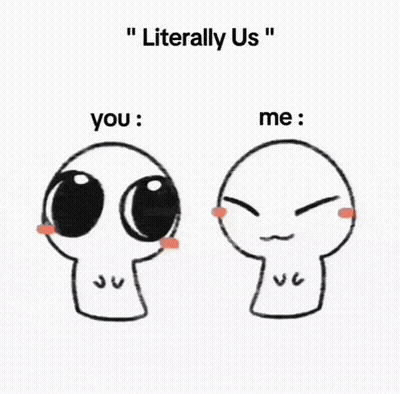 A Cartoon Says " Literally Us " And Has A Flame Coming Out Of It GIF
