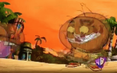 A Cartoon Scene With A Wb Logo On The Bottom GIF