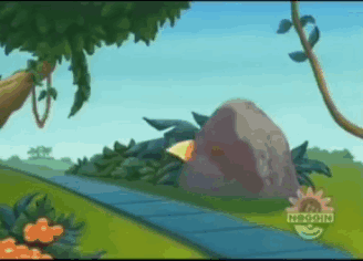 A Cartoon Scene With The Word Nick On The Bottom GIF