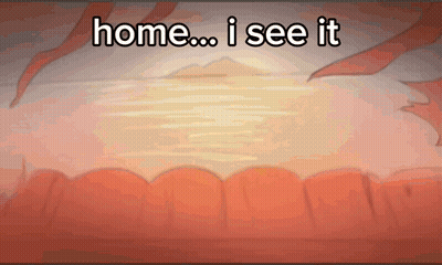 A Cartoon Scene With The Words Home I See It On It GIF