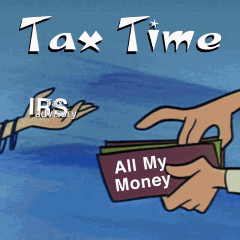 A Cartoon Shows A Hand Holding A Wallet That Says All My Money GIF