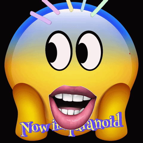 A Cartoon Smiley Face With The Words Now I Am Almost Written On It GIF