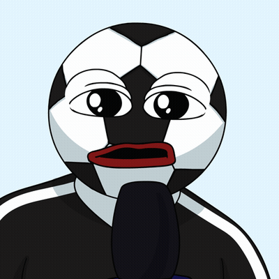 A Cartoon Soccer Ball With A Surprised Look On Its Face And The Words $ Go000000l Below It GIF