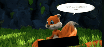 A Cartoon Squirrel Says I Haven T Used One Of Those In Years GIF