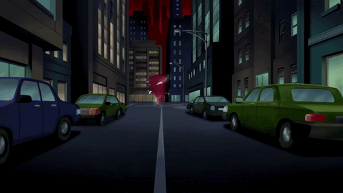 A Cartoon Superhero With The Letter H On His Chest GIF