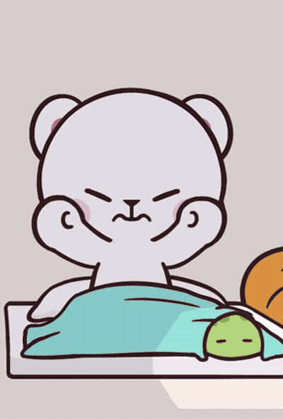 A Cartoon Teddy Bear Is Holding A Sign And A Book . GIF