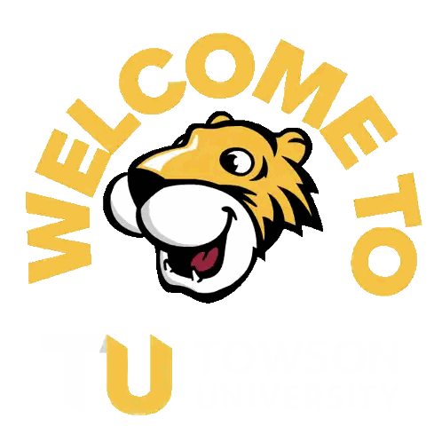 A Cartoon Tiger Is Surrounded By The Words Welcome U Sticker