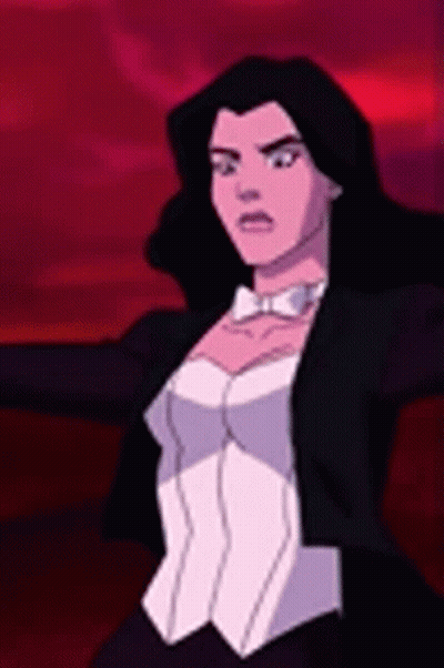 A Cartoon Woman Is Wearing A Tuxedo And Bow Tie . GIF