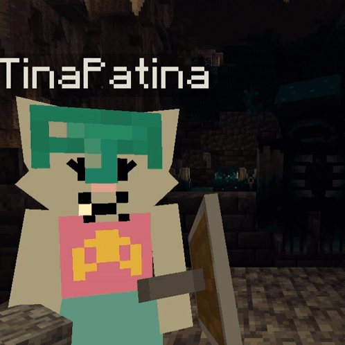 A Cat Holding A Shield And Wearing A Pink Shirt That Says P. GIF
