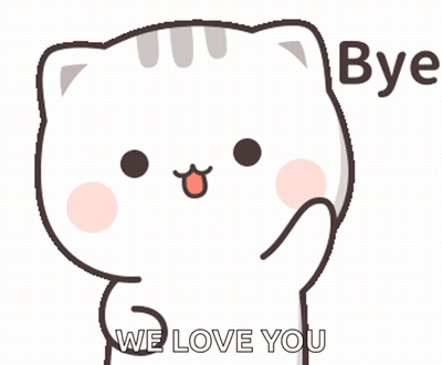 A Cat Says Bye And We Love You GIF