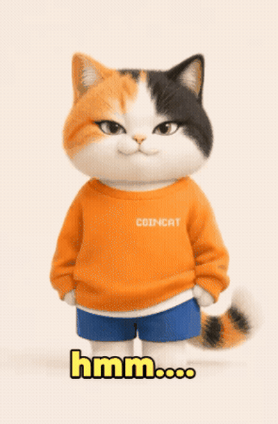 A Cat Wearing A Coincat Sweater And Shorts GIF