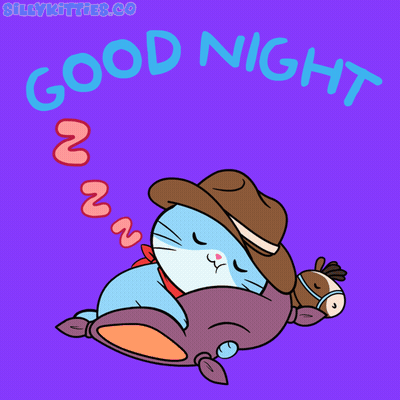 A Cat Wearing A Cowboy Hat Is Sleeping On A Pillow With A Horse GIF