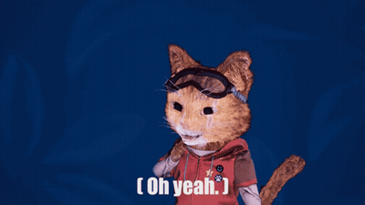 A Cat Wearing Goggles With The Words It 'S All Coming Together Below It GIF
