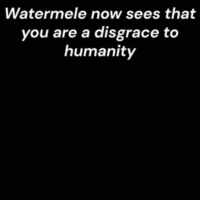 A Cat With A Crown On Its Head And The Words Watermele Now Sees That You Are A Disgrace To Humanity GIF