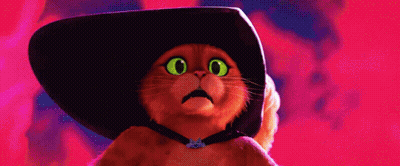 A Cat With Green Eyes Wearing A Hat GIF