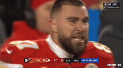 A Cbs Sports Broadcast Of A Football Game Between The Kansas City Chiefs And The Washington Redskins GIF
