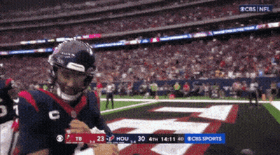 A Cbs Sports Broadcast Of A Football Game GIF