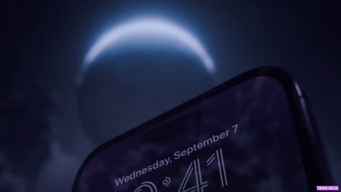 A Cell Phone Displays The Time Of 9:41 On Wednesday September 7 GIF