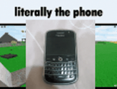 A Cell Phone Is Sitting On A Table With The Words Literally The Phone Above It GIF